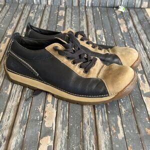 Vintage Dr Marten Mens Airwair Oxford Driving Shoes 11 Blue Leather Y2K Grunge